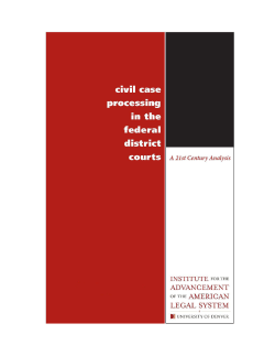 Civil Case Processing - United States Courts