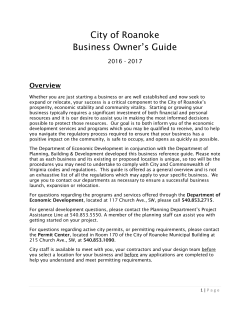 Business Guide - Roanoke Economic Development