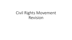 Civil Rights Movement Revision