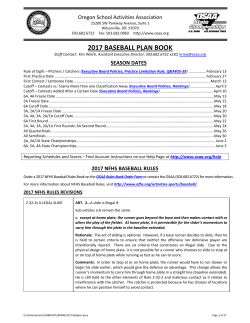Baseball Plan Book