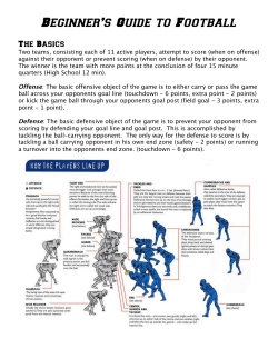 Football The Basics - brief - Mission-Roadrunner