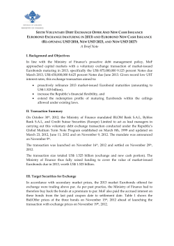Brief Note Nov 2012 Exchange and New Cash Transaction (final)