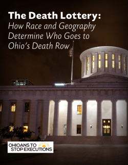 The Death Lottery - Ohioans to Stop Executions