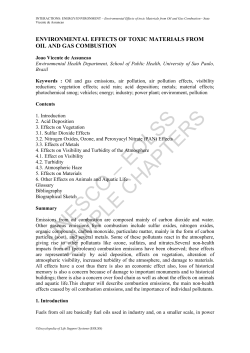 Environmental Effects of toxic Materials from Oil and Gas