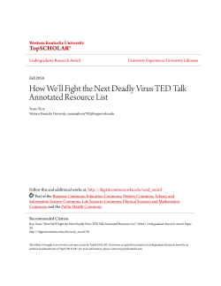 How We`ll Fight the Next Deadly Virus TED Talk
