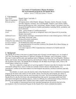 Case Study of transboundary dispute resolution the environmental