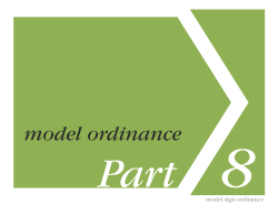 model sign ordinance - Pennsylvania Planning Association
