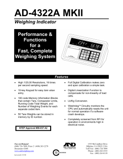 Brochure - Data Weighing Systems