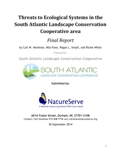 Final Report - South Atlantic LCC