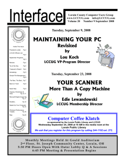 September, 2008 - Lorain County Computer Users Group