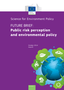 Public risk perception and environmental policy