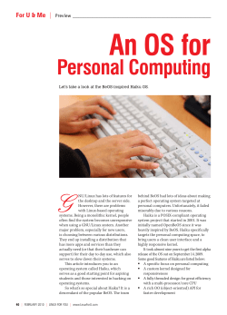 Personal Computing