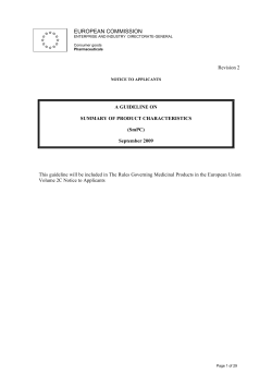 SmPC - European Commission