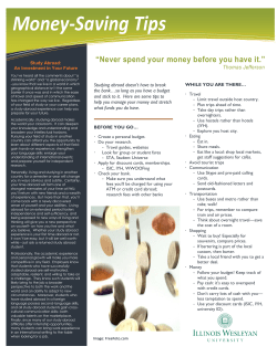 Money-Saving Tips