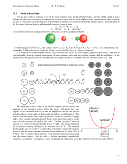 5.2 Ionic structures