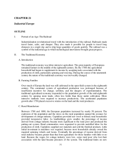 CHAPTER 21 Industrial Europe