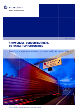 from cross-border barriers to market opportunities