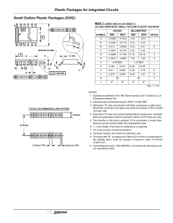 m28.3: 28 Lead Wide Body Small Outline Plastic Packages