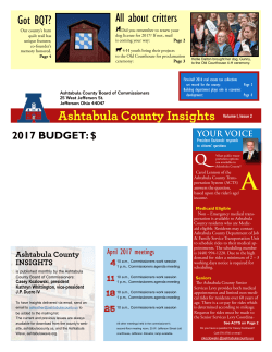 Ashtabula County Insight April 2017