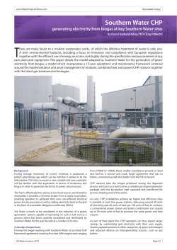CHP - Water Projects Online