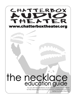 our free PDF education guide for this show