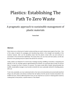 Establishing The Path To Zero Waste
