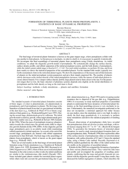 formation of terrestrial planets from protoplanets. i. statistics