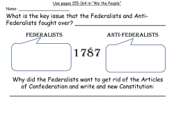 Ratification of the Constitution
