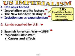 Era of Theodore Roosevelt 1