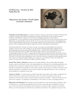 CS 204 lecture &ndash; October 16, 2012 Nadia Bou Ali Repression and