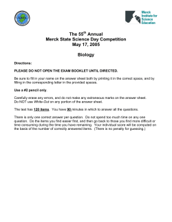 Biology Exam