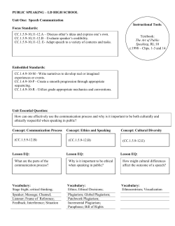 Unit Essential Question