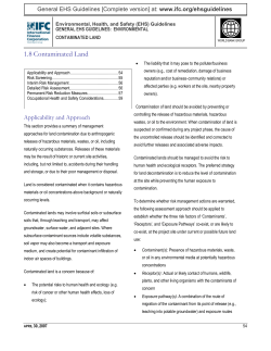 1.8 Contaminated Land