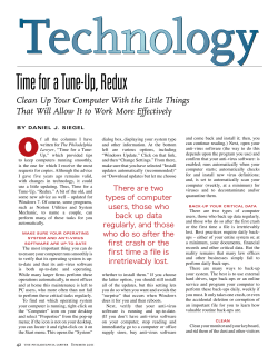 Time for a Tune-Up, Redux - Philadelphia Bar Association