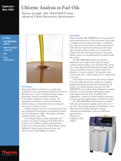 Chlorine Analysis in Fuel Oils