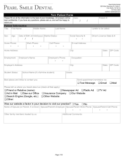 Downloadable PDF Form