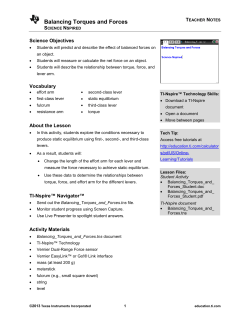Teacher Notes PDF - TI Education