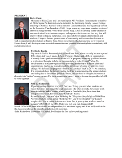 PRESIDENT Blake Zante My name is Blake Zante