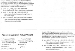 lesson #19 apparent weight notes PDF document