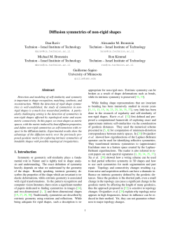Diffusion symmetries of non