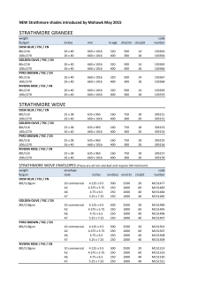 STRATHMORE GRANDEE STRATHMORE WOVE