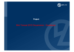 Mini Transat 2015 Douarnenez