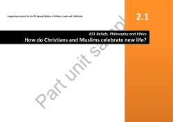 How do Christians and Muslims celebrate new