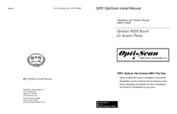 OptiScan MIDI Record for Acoustic Pianos