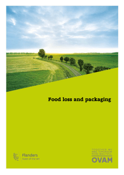 20150511_ENG Report OVAM Food loss and packaging
