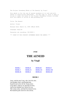 the aeneid - Universia Livros