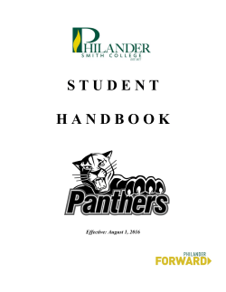 Student Handbook