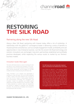 Huawei WEU CR white paper silk road.indd