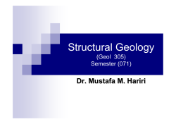 Structural Geology - KFUPM Faculty List