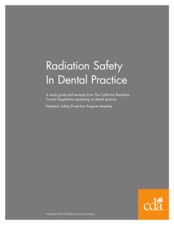 Radiation Safety In Dental Practice